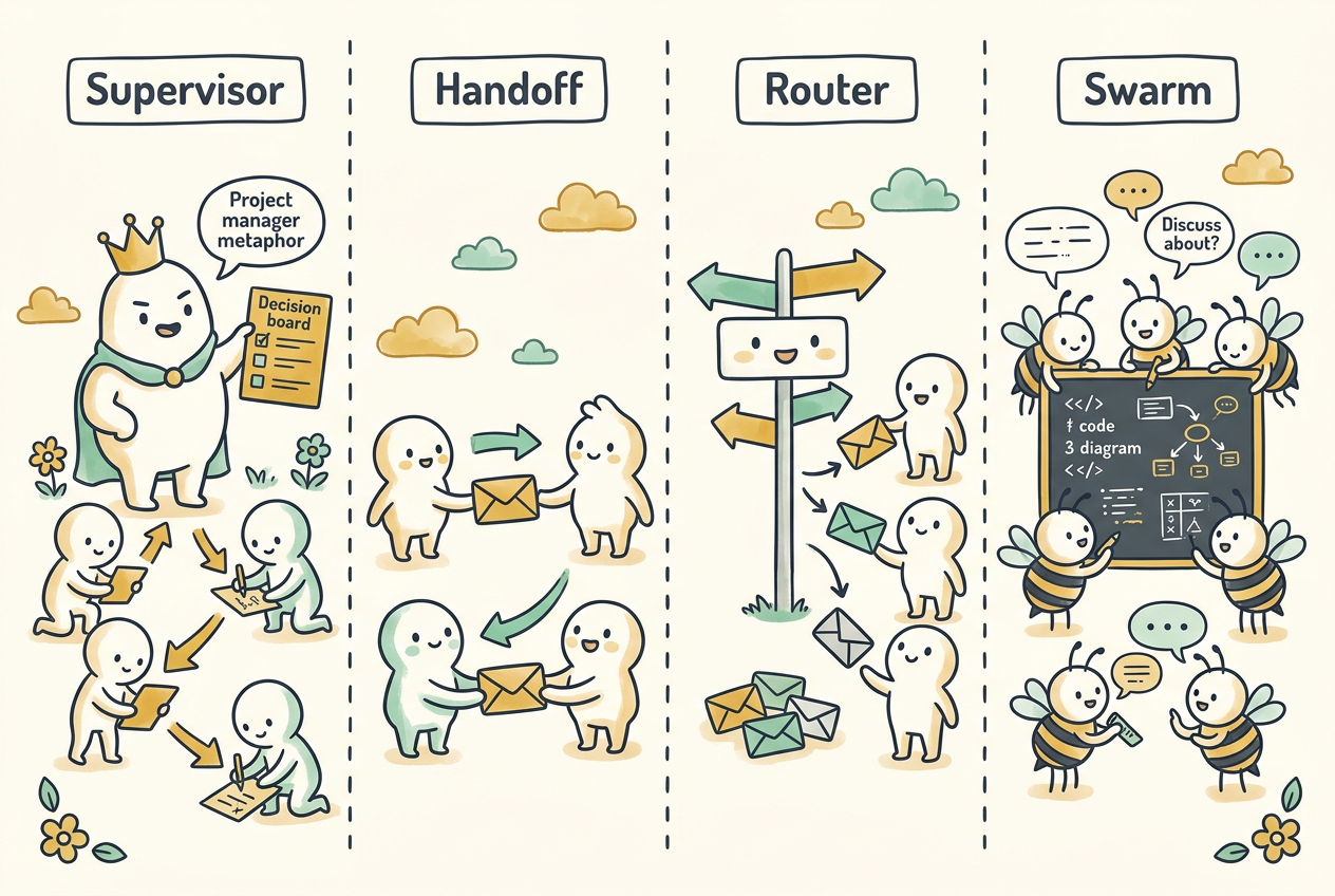 四大协作架构模式